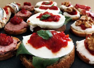 Tapes amb melmelada de Tomàquet